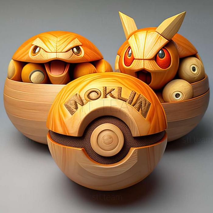 3D модель Hokey Pok Balls Fushigidane and Fushigidane Regaining t (STL)